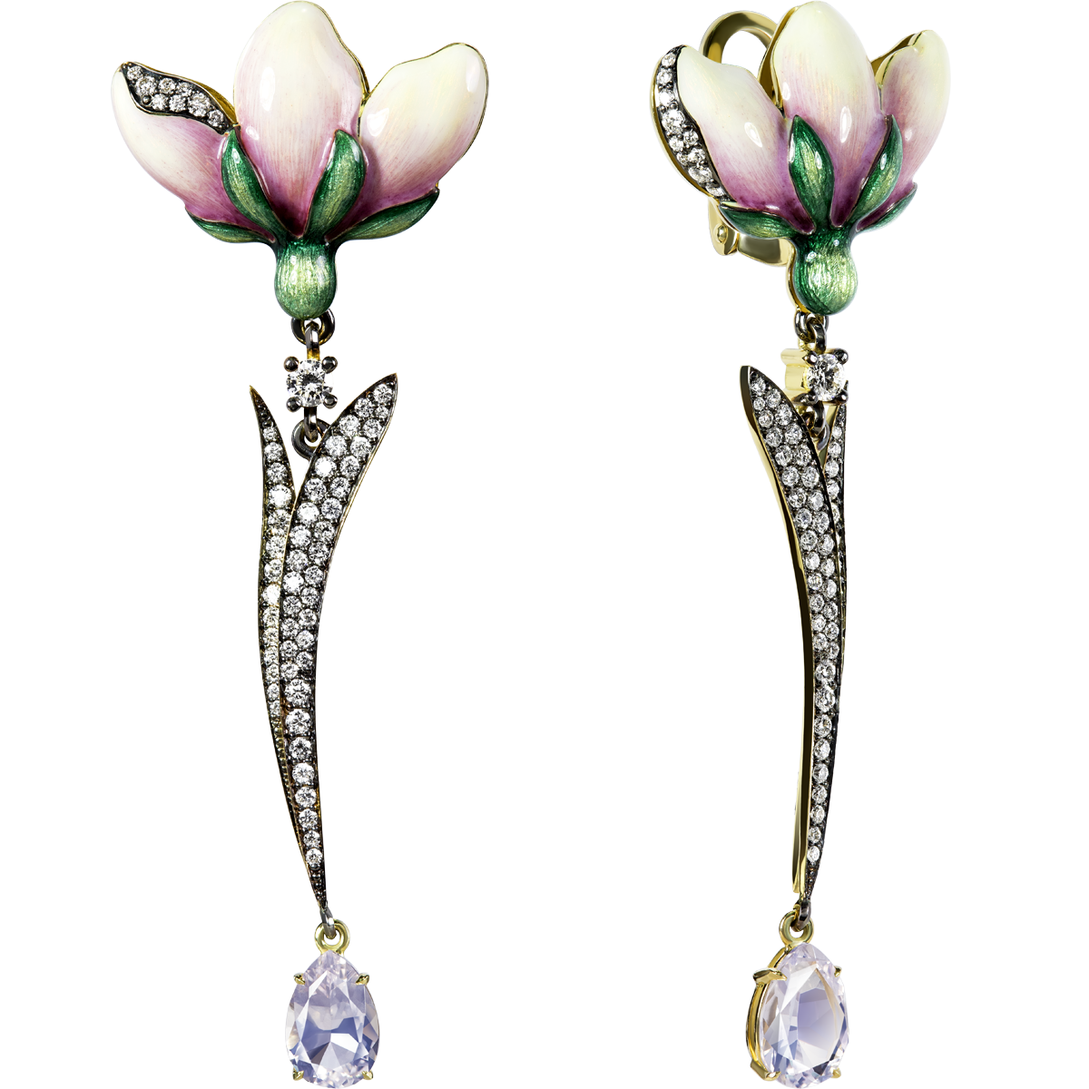 Lotus with quartz opal