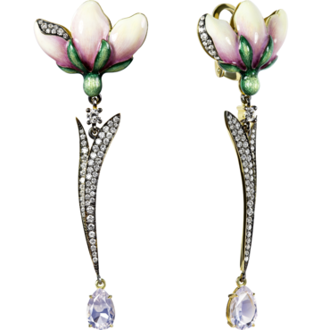 Lotus with quartz opal