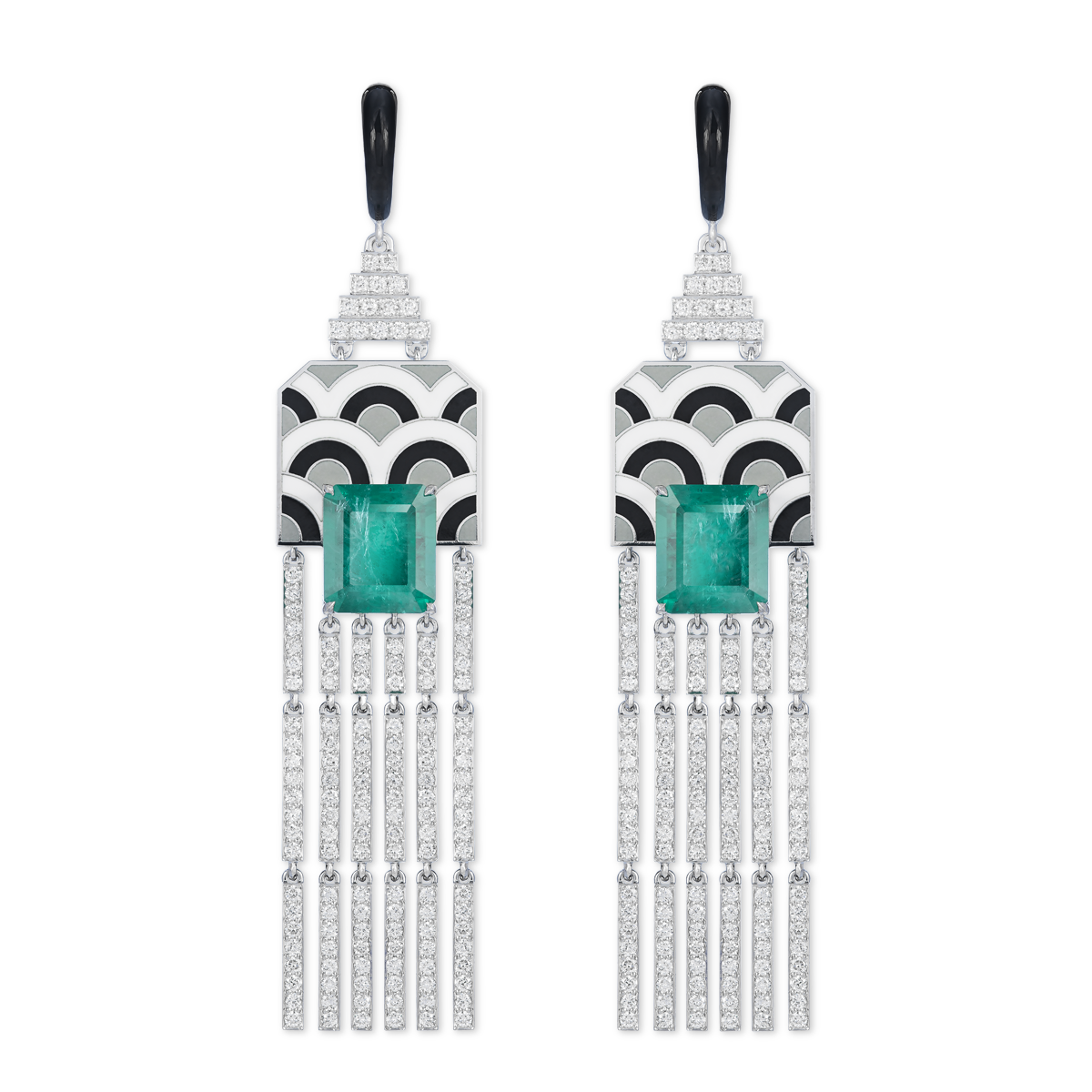 Minarets in the clouds. Art Deco.